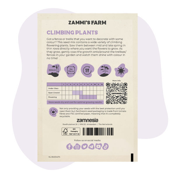 Směs semen popínavých květin