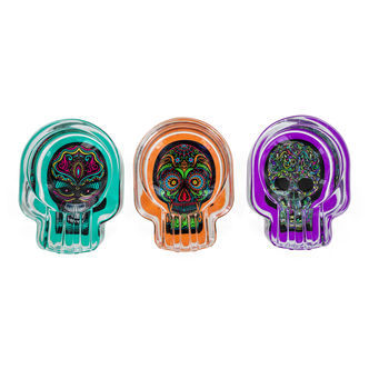 Skleněn&aacute; popeln&iacute;kov&aacute; lebka