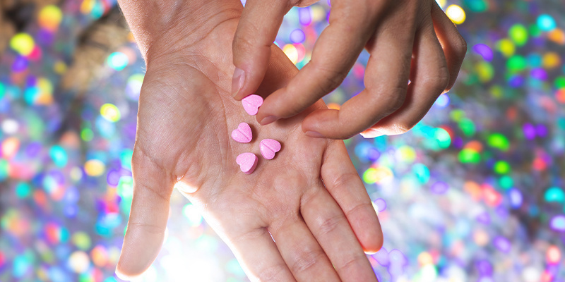 Take drugs infrequently