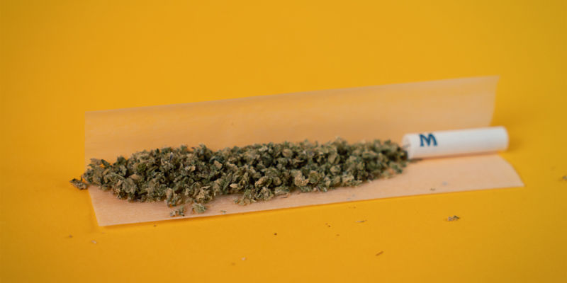 Jak ubalit joint, kter&yacute; nebude hořet křivě: Rovnoměrně napěchovan&yacute; joint