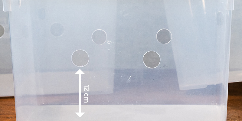 1. Marking air holes