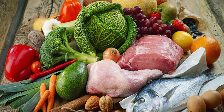 Př&iacute;klady paleo potravin