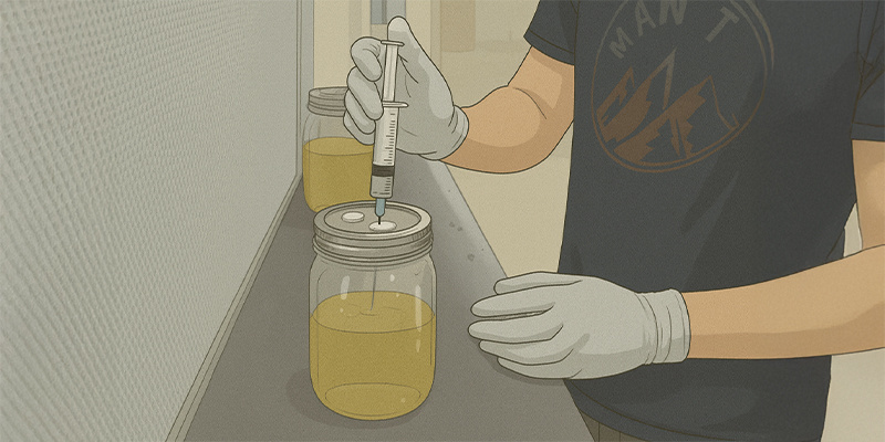 4. Inoculate your jar