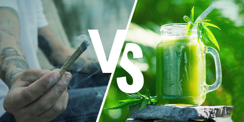 Rozd&iacute;l mezi neutr&aacute;ln&iacute;mi kanabinoidy a kanabinoidn&iacute;mi kyselinami