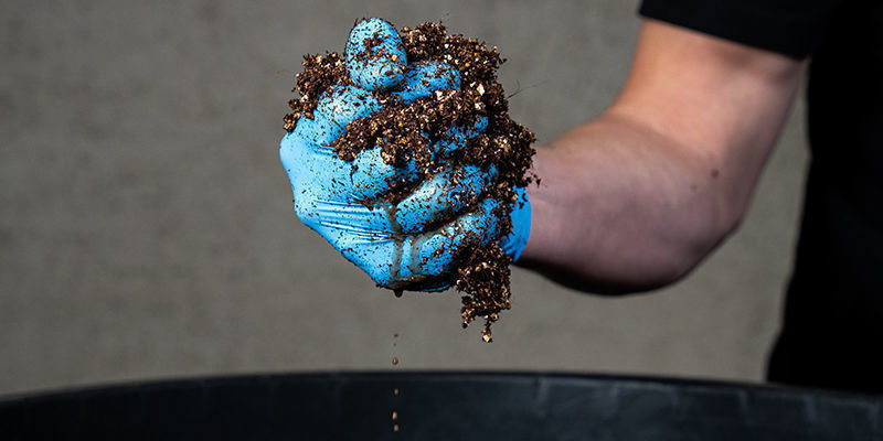 Add Water Until The Casing Layer Reaches The Proper Moisture Level