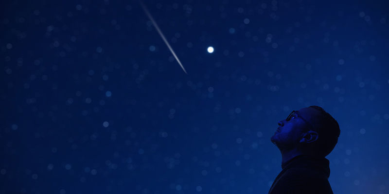 Pozorov&aacute;n&iacute; hvězd / mraků