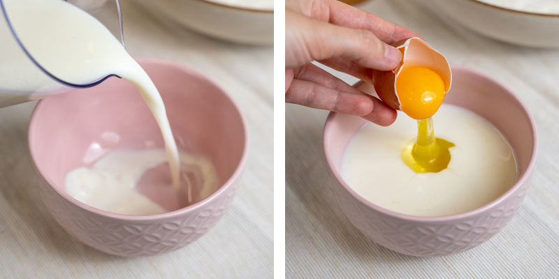 In A Separate Bowl, Whisk Together 240 Ml Of Milk, 1 Egg, And 1&ndash;2 Tbsp Of Melted Cannabutter Or Canna-Oil.