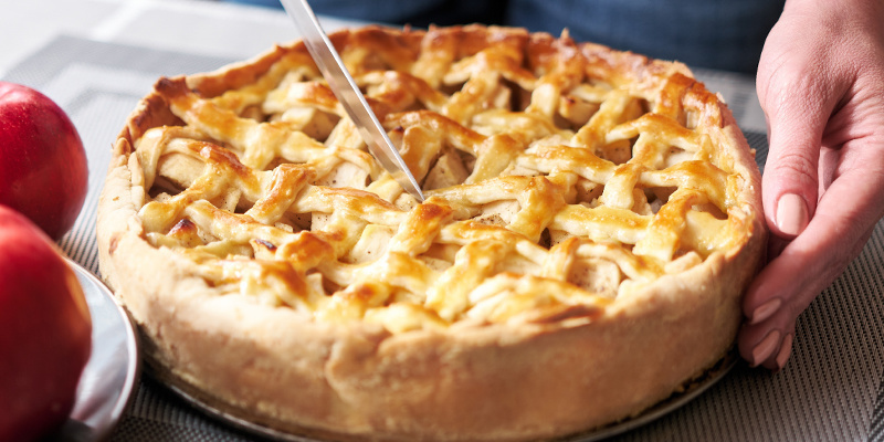 Dessert - High apple pie