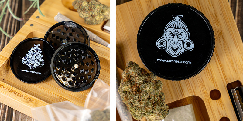 Černá akrylová drtička (Zamnesia)