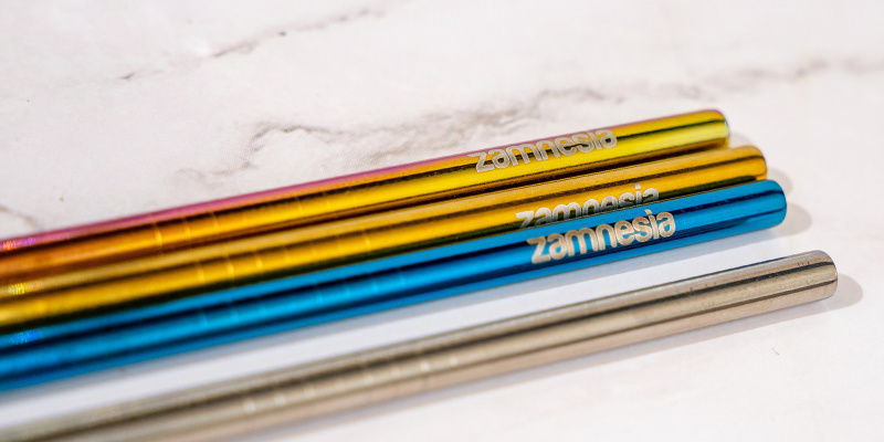 Kovová brčka na pití (Zamnesia)