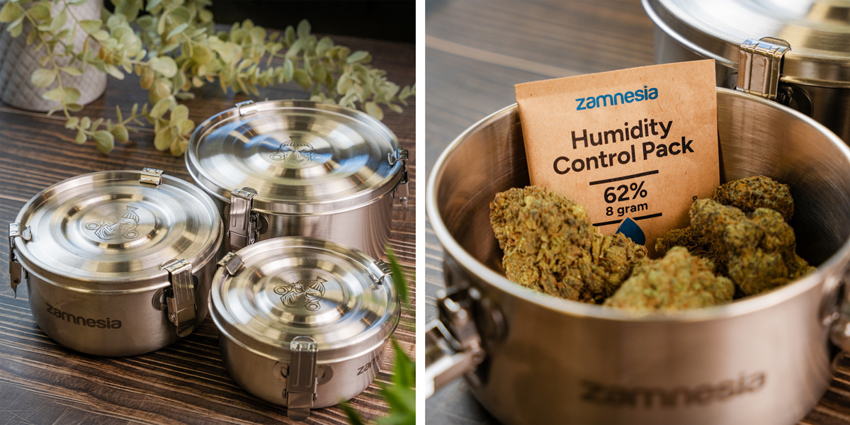 Curing Container - Zamnesia: Lock in Aroma, Potency & Quality