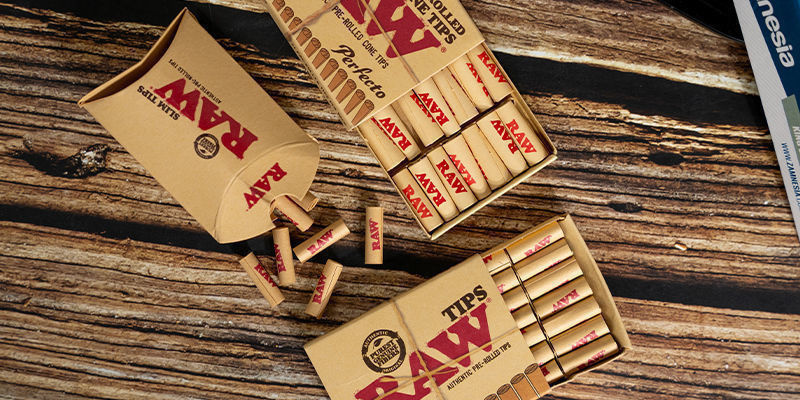 Rolling Tips Raw předtočené filtry