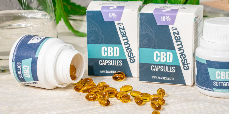 CBD Softgel kapsle 10% (Zamnesia)