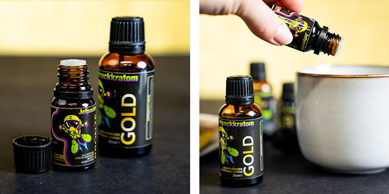 Jetpackkratom Gold tekutý extrakt