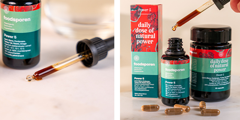 Tinktura z hub Power 5 (Foodsporen)