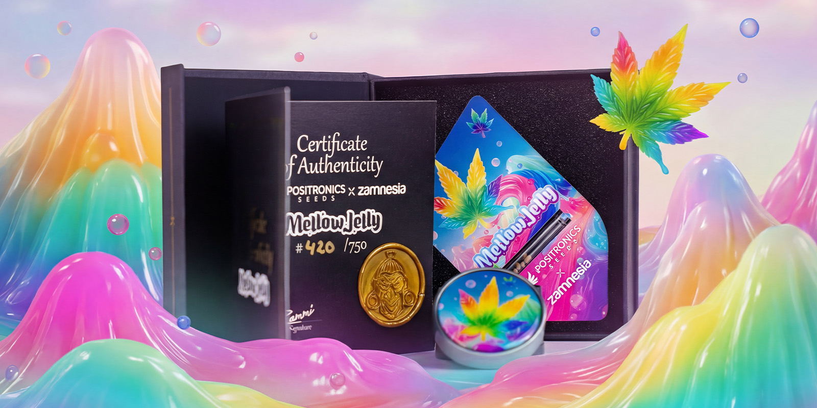 Mellow Jelly – Positronics Seeds x Zamnesia Seeds: Klasika sladko‑krémové spolupráce