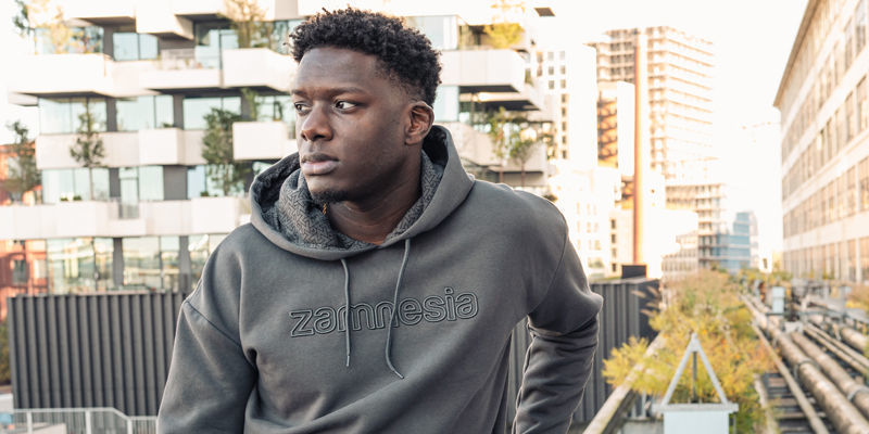 Vyšívaná mikina Zamnesia šedá