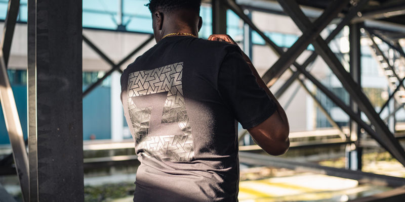 Zamnesia ikonické grafické tričko černé