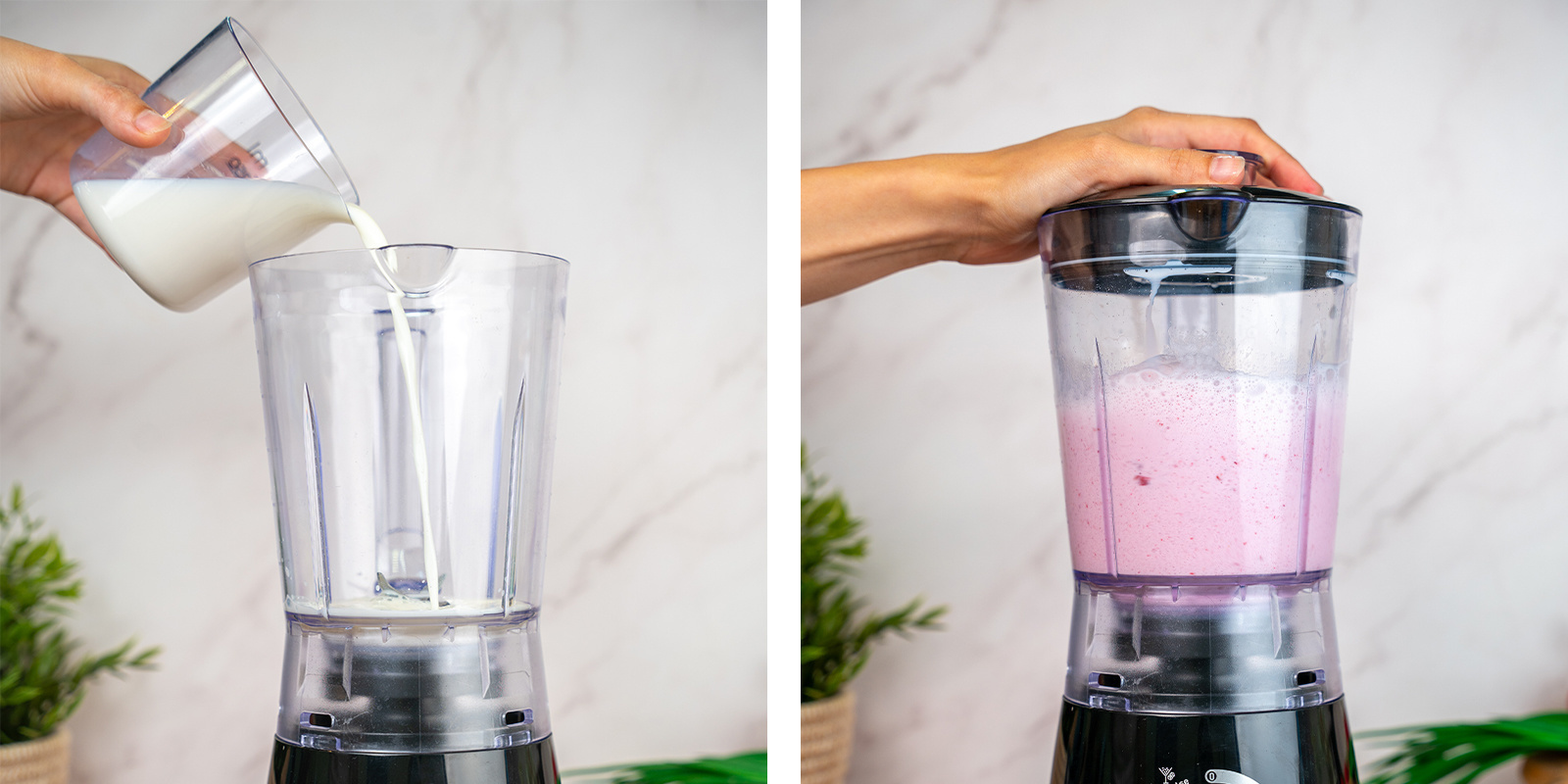 Krok 2: Rozmixujte milkshake