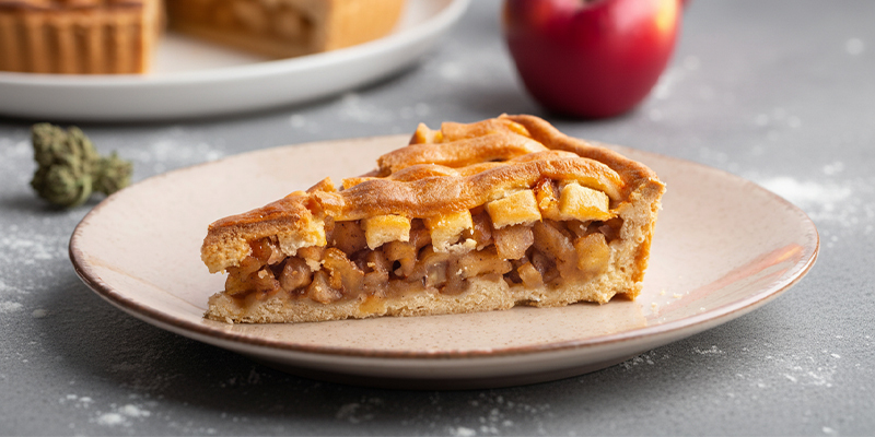 A classic dessert with a cannabis twist