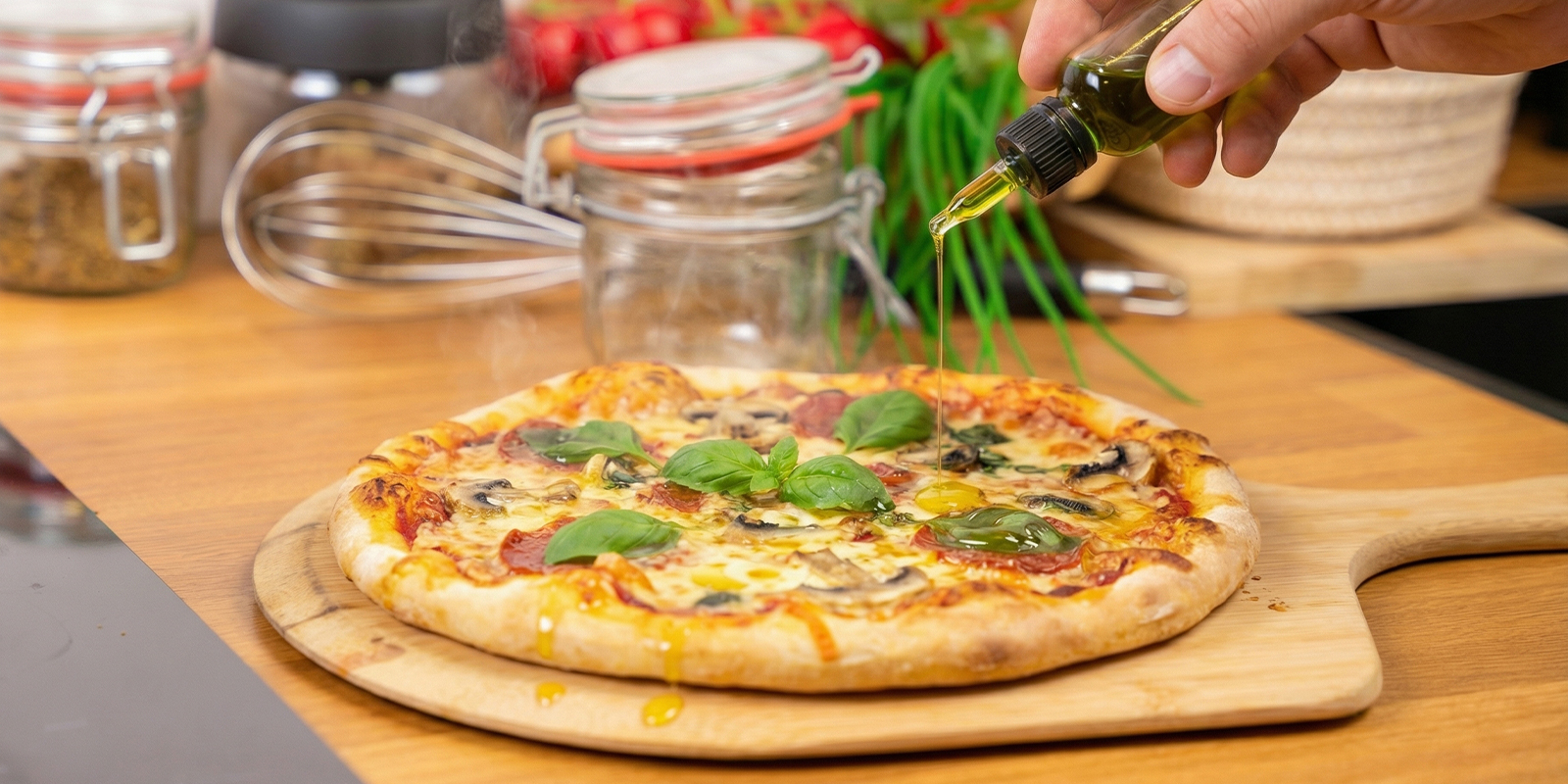 Finish with more infused oil