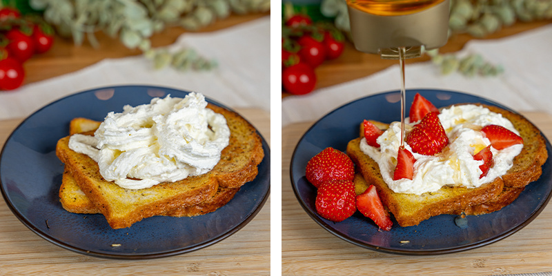 Top With Cannabis-Infused Whipped Cream, Fresh Berries, And A Drizzle Of Maple Syrup.
