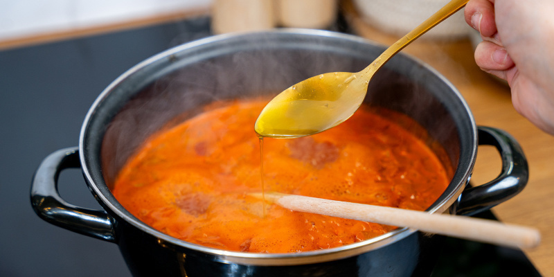 Stir in a tablespoon of cannabutter or oil.