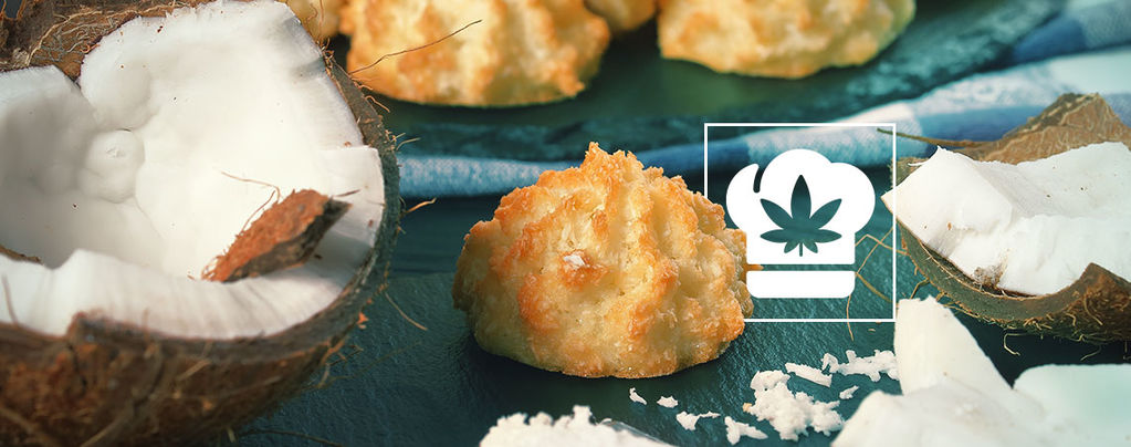 Recept: Kokosové makronky s konopím
