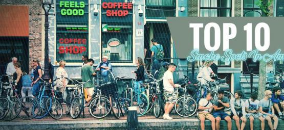 Top 10 míst na kouření v Amsterdamu