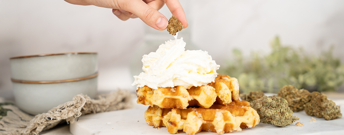 How to make weed waffles